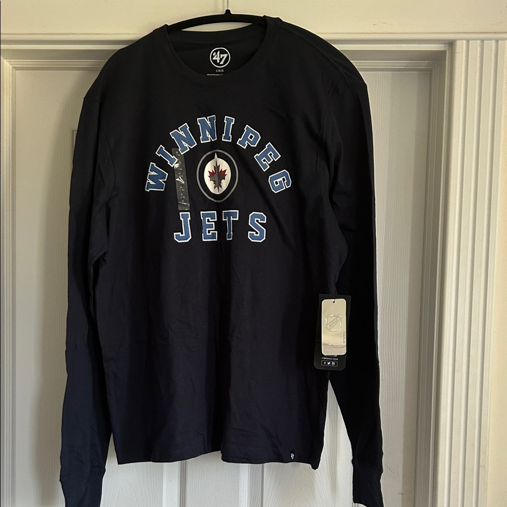 47 Winnipeg Jets Navy Long Sleeve Tee